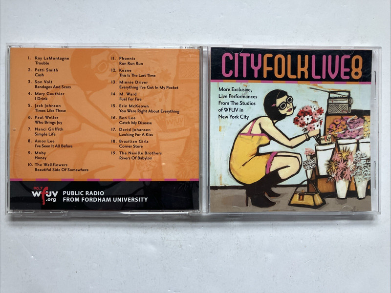 City Folk Live 8 CD – Patti Smith – Nanci Griffith – David Johansen – Son Volt