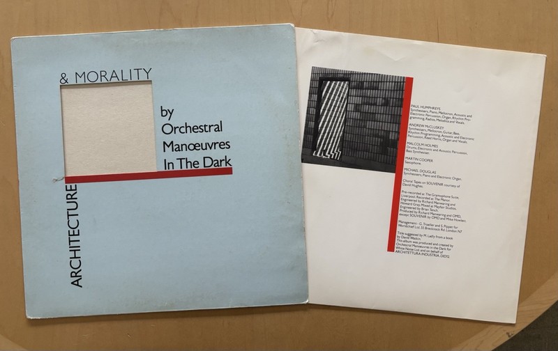 OMD Architecture & Morality UK LP 1981 Dindisc DID 12 VG/VG Townhouse Die Cut gallery