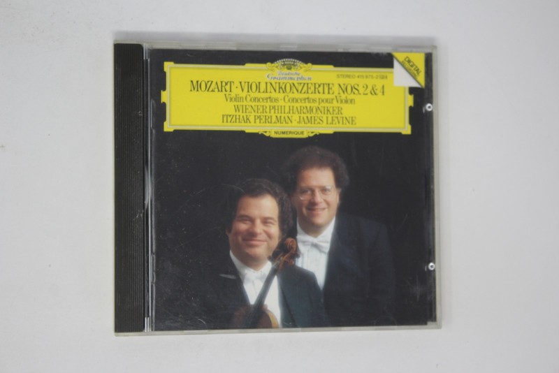 Mozart Violin Concertos Nos 2 & 4 Perlman Levine CD