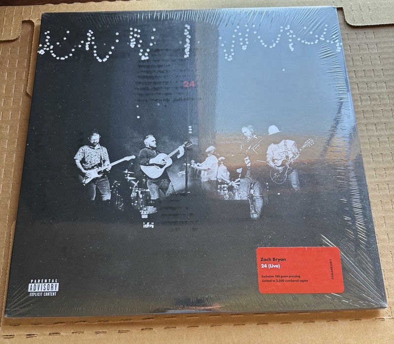 Zach Bryan ’24 (Live)’ 3LP Vinyl /2500