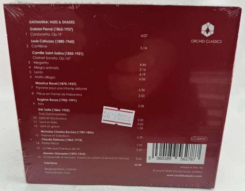 Berginald Rash/Fiona Gryson - Dathanna - Hues and Shades - New & Sealed CD gallery