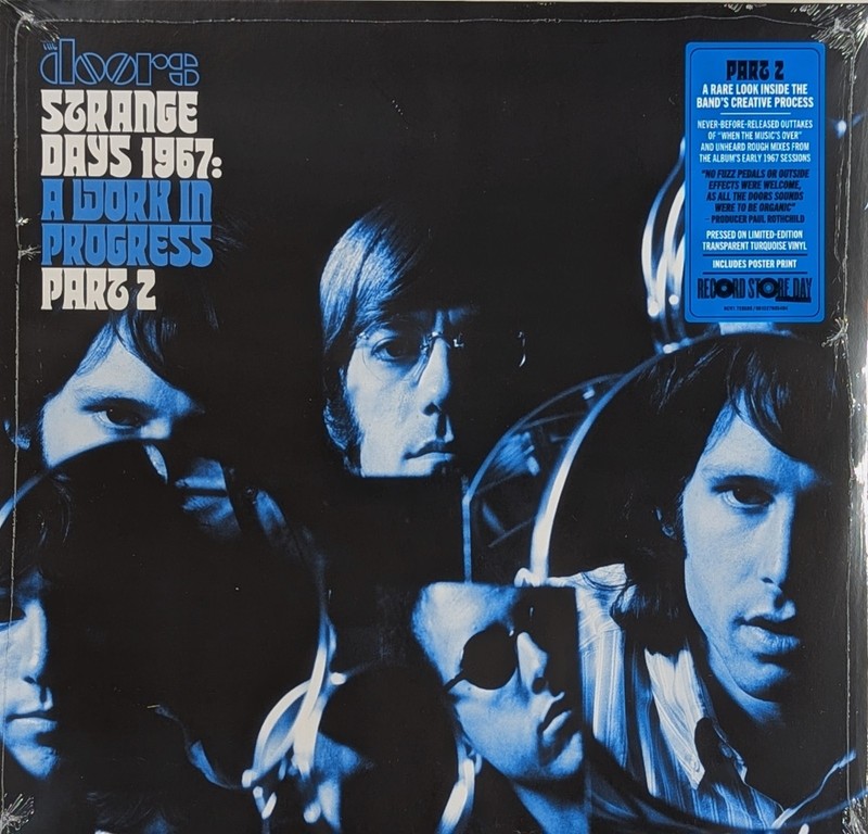 THE DOORS Strange Days 1967: A Work in Progress, Part 2 SEALED LP RSD Turquoise