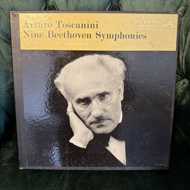 Arturo Toscanini NBC Symphony Orchestra 1958 Nine Beethoven Symphonies 7 LPS NM