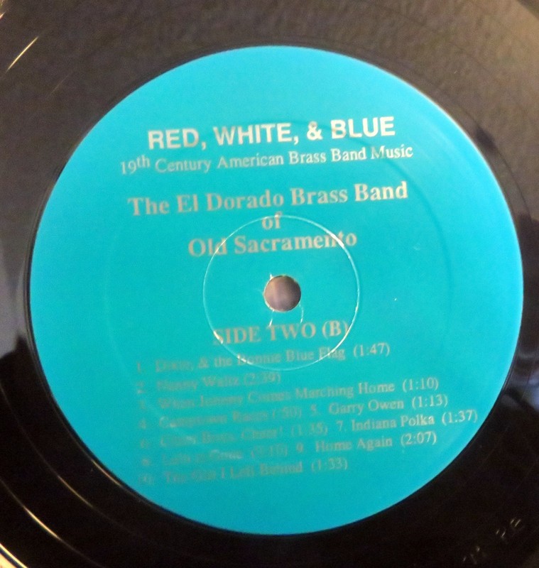 Red, White and Blue - 19th Century American Brass Band Music - Vinyl LP - 1986 gallery