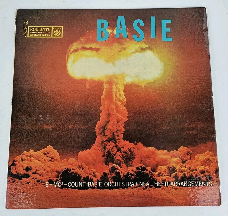 Vintage Original 1958 BASIE ‘E=MC2’ LP Birdland Series Roulette Records R-52003