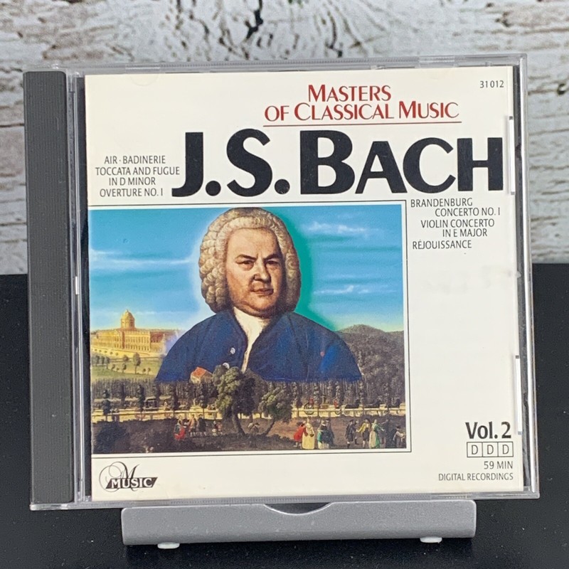 J.S. Bach Masters of Classical Music (CD, 1998, Delta Distribution)