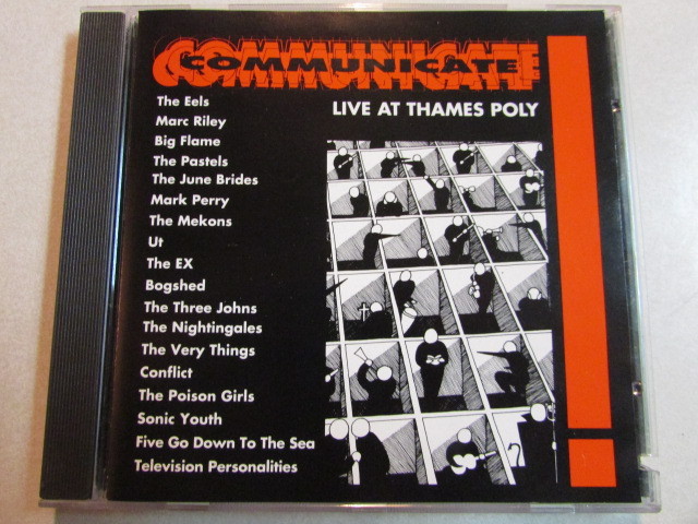 COMMUNICATE LIVE AT THAMES POLY 1992 UK CD ALTERNATIVE PUNK ROCK COMPILATION OOP