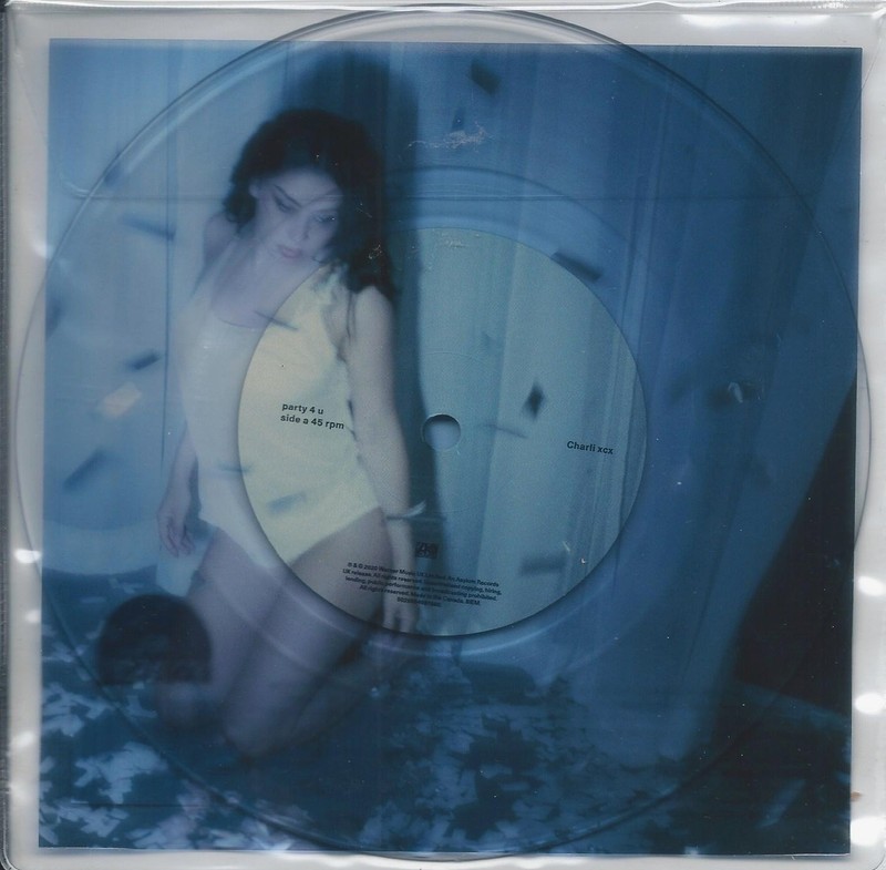 CHARLI XCX Party 4 U SEALED limited edition 7″ single Ultra Clear Vinyl RSD