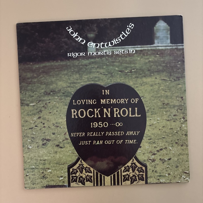 John Entwistle: Rigor Mortis Sets In LP Vinyl Record 1973 MCA 321
