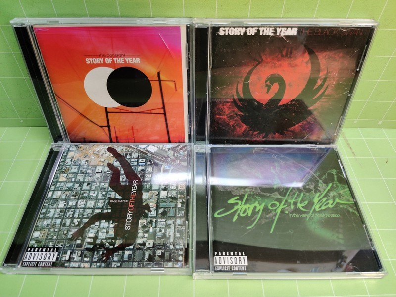 Story of the Year – 4 CD albums Lot – Complete – Great Condition –