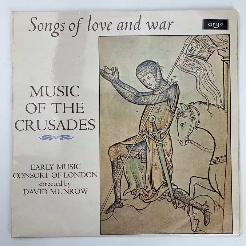 Songs of Love and War Music of The Crusades David Munrow LP Record Album Vinyl