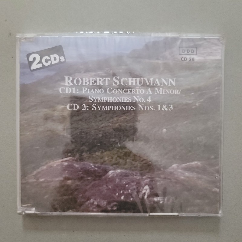 Robert Schumann CD1 Piano Concert Symphony No 4 CD2 Symphonies Nos 1&3 (2CD)
