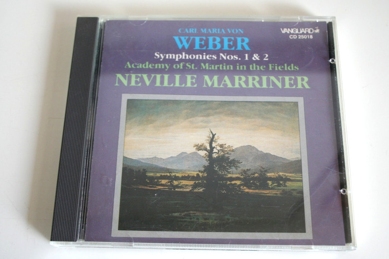 WEBER SYMPHONIES Nos: 1 & 2 CD Marriner ACADEMY ST. MARTIN # 25018