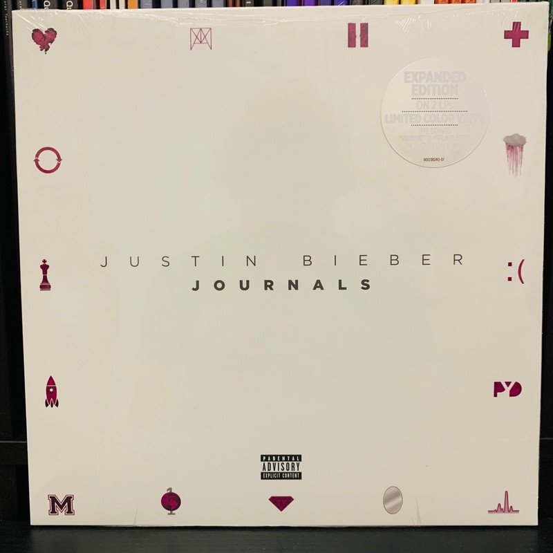 Justin Bieber – Journals (Expanded Edition) Platinum Color Vinyl 2xLP New Sealed