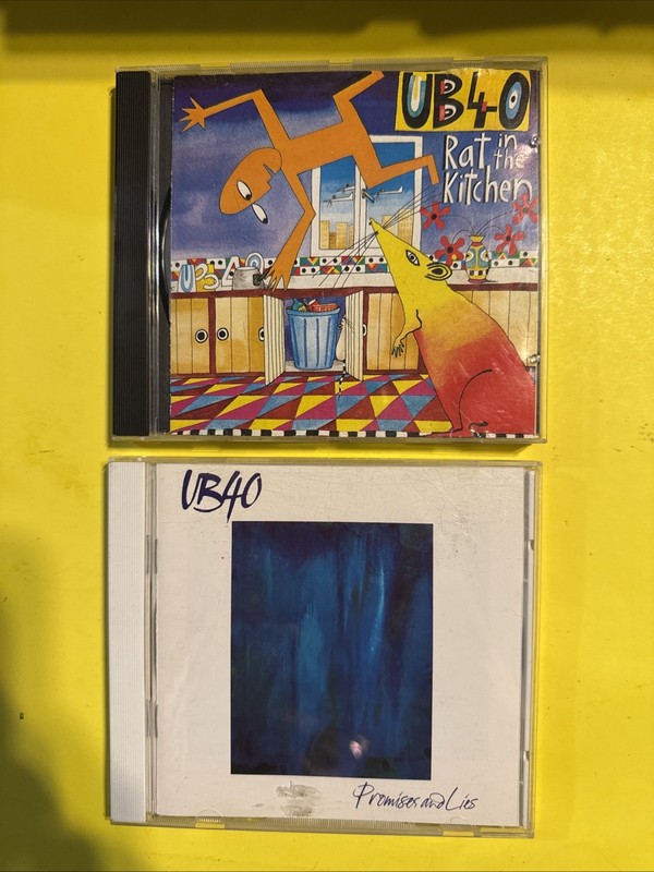UB40 RAT IN THE KITCHEN + PROMISES AND LIES (2 CD LOT) LIKE NEW – FREE SHIPPING