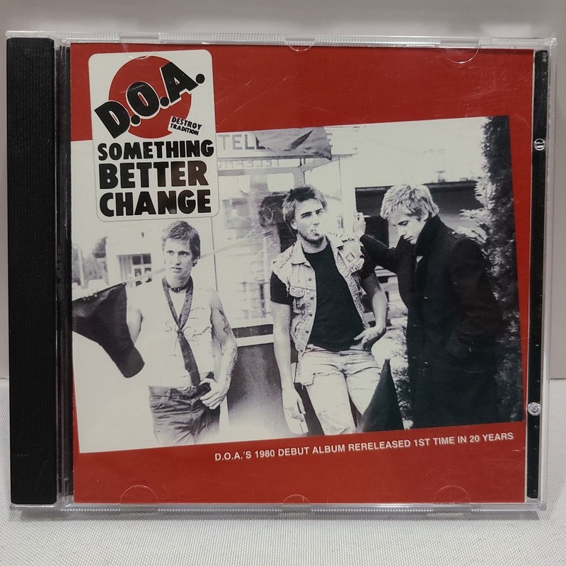 D.O.A. Something Better Change CD 2000 Reissue Near Mint Media DOA Punk hardcore