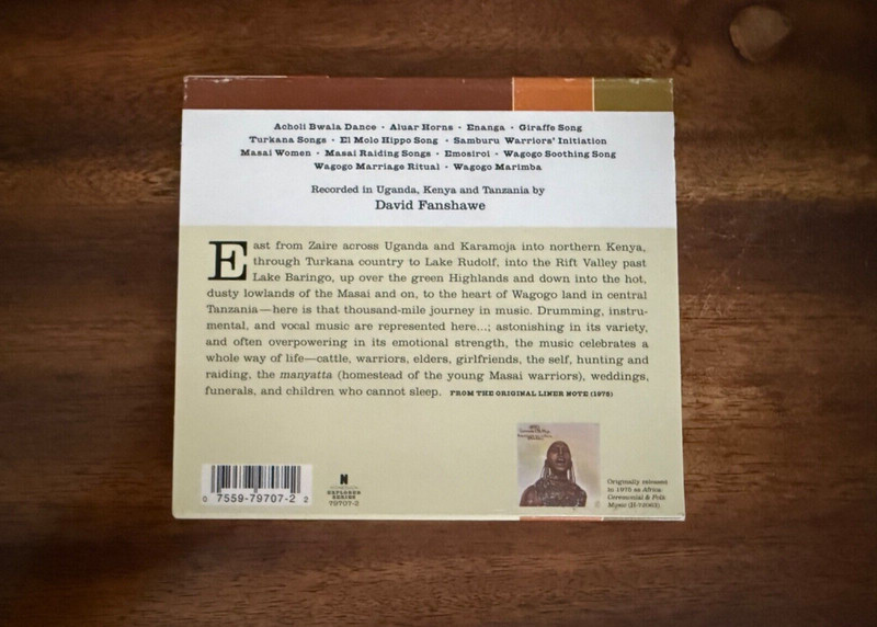East Africa: Ceremonial & Folk Music by Nonesuch Explorer Series-Africa (CD) gallery