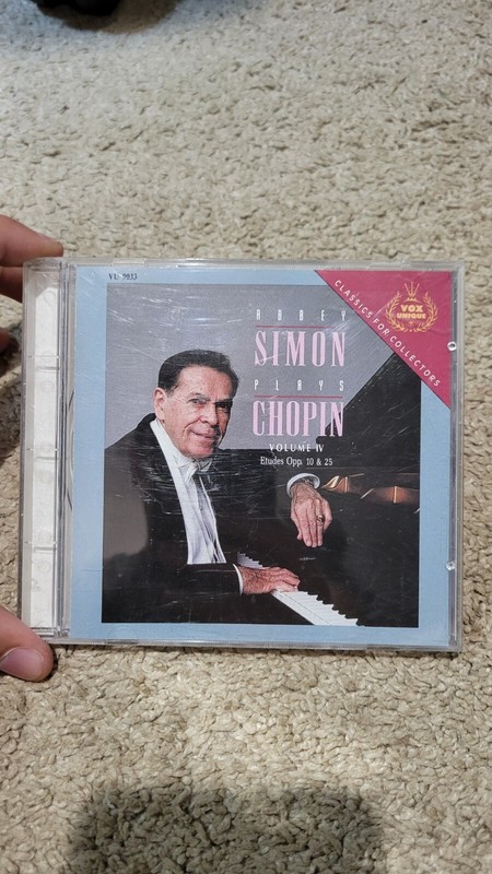 Abbey Simon Plays Chopin Volume IV Etudes Opp. 10 & 25 CD