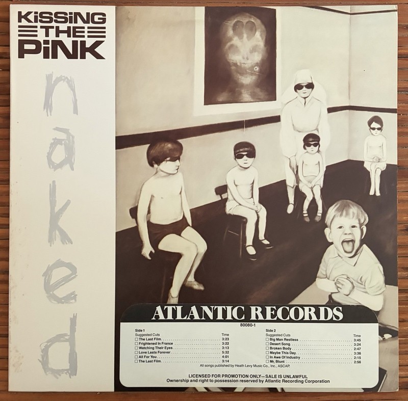 Kissing The Pink Naked Promo 1983 12” Vinyl LP VG+/VG+