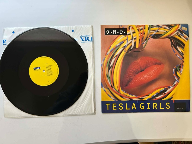 Vinyl, Record, 12 inch single, O.M.D. Tesla Girls / Garden City, 1984, Import UK