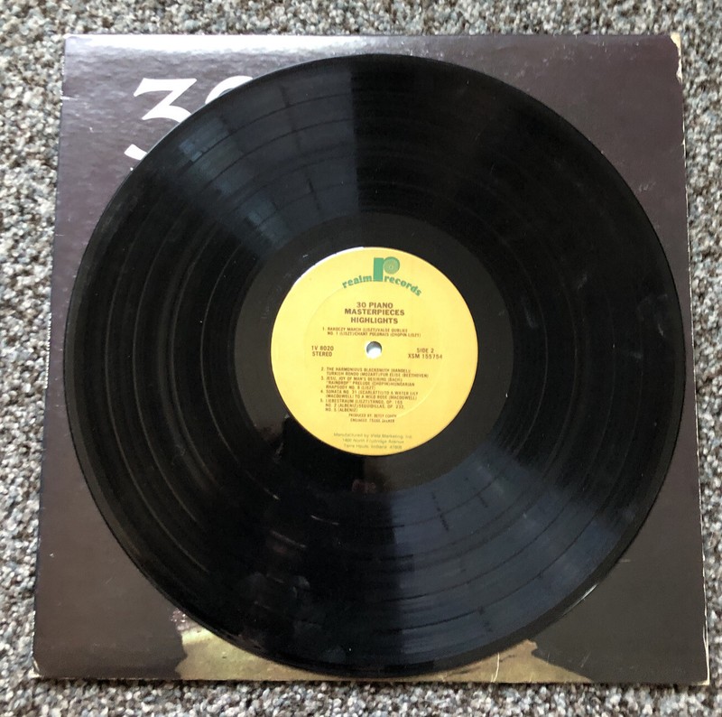 30 Piano Masterpieces Vinyl LP Record Album gallery