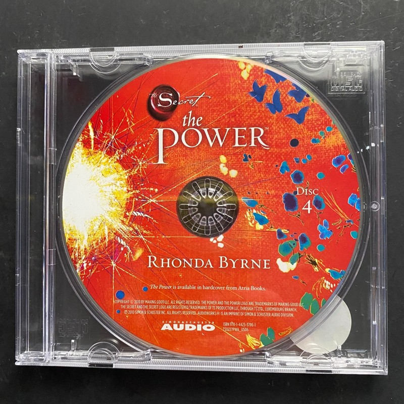 Rhonda Byrne – The Power CD 2010 Disc 4 Spoken Word Self-Help Simon & Schuster