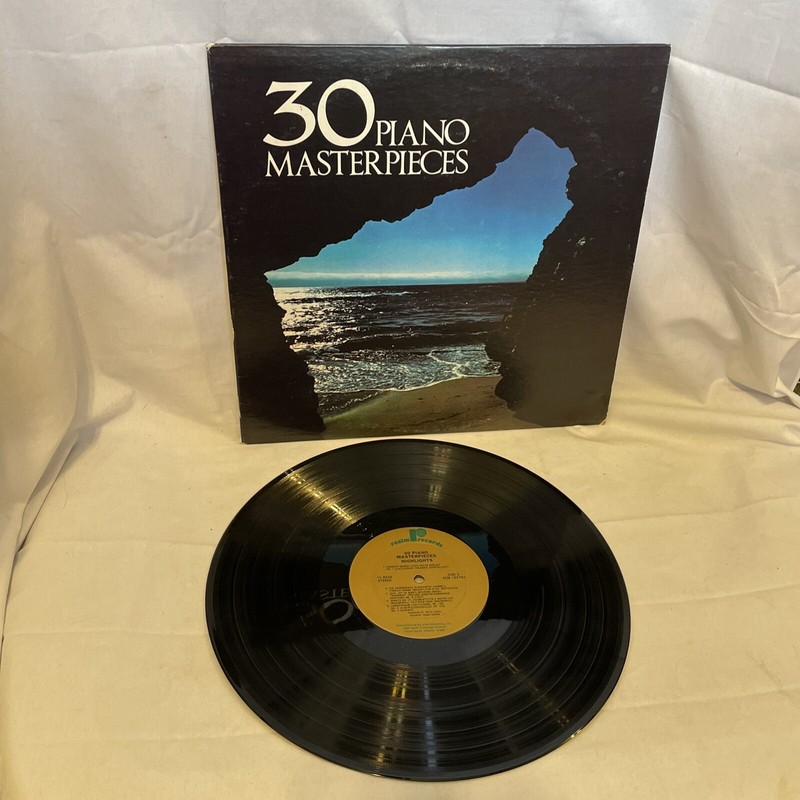 Various 30 Piano Masterpieces Vol. 3 (Vinyl, 1976) Realm 1V 8020 VG+ LP Record gallery