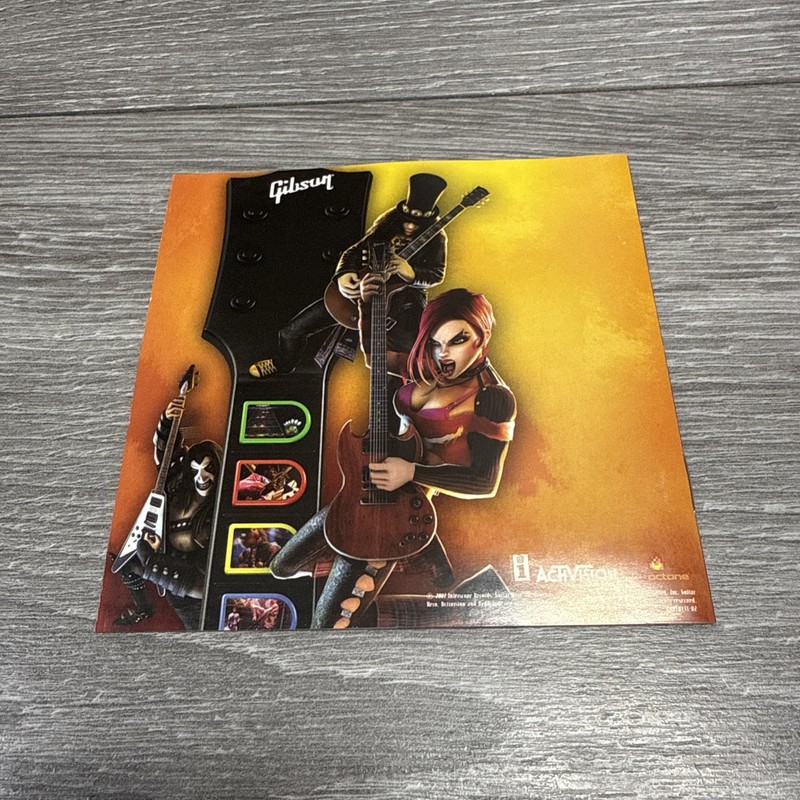 NO DISC! Guitar Hero III Legends Of Rock Companion Pack Original Soundtrack CD gallery