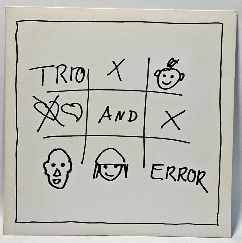 Trio – Trio And Error – 1983 NEW WAVE SYNTH-POP – EX – Ultrasonic Cleaned