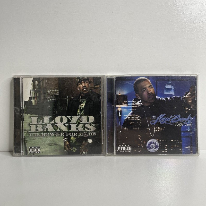 Lloyd Banks 2-CD Lot The Hunger For More / Rotten Apple Rap Hip-Hop G-Unit