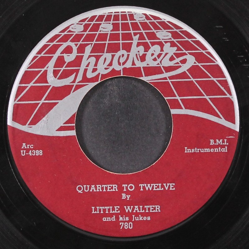 LITTLE WALTER: quarter to twelve / blues with a feeling CHECKER 7″ Single 45 RPM