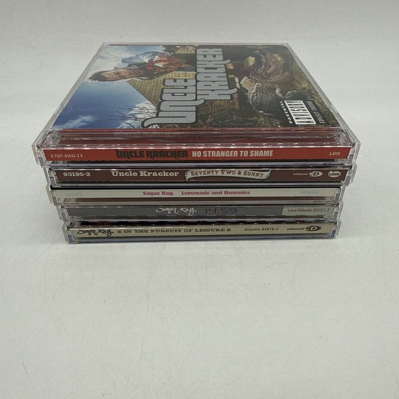 Vintage 90’s Alternative Sugar Ray & Uncle Kracker CD Lot 5 — 14:59, etc.