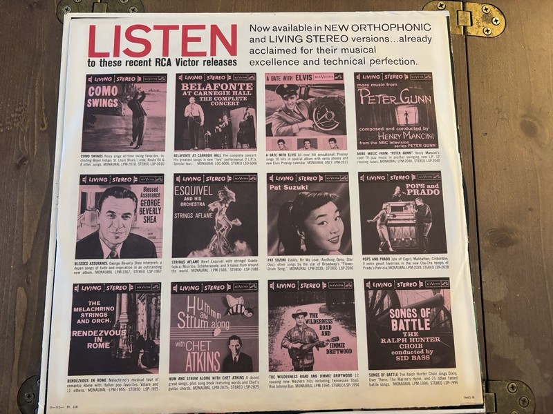 Piatigorsky Stravinsky Debussy Suite Italienne Sonata 1959 PROMO Press Classical gallery