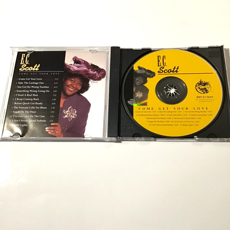 E.C. Scott 2 CD Lot The Other Side Of Me (2003), Come Get Your Love (1995) Blues gallery