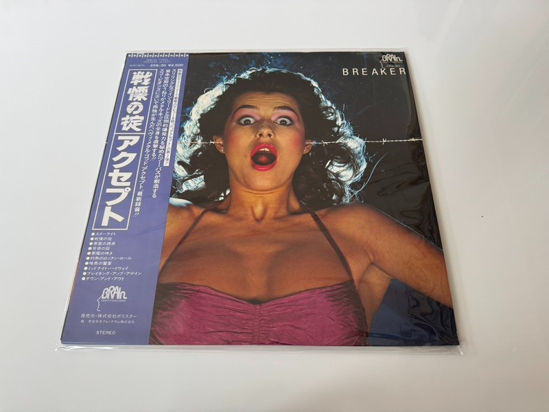 [LP] Accept – Breaker w/OBI 25S-30 Japan vinyl