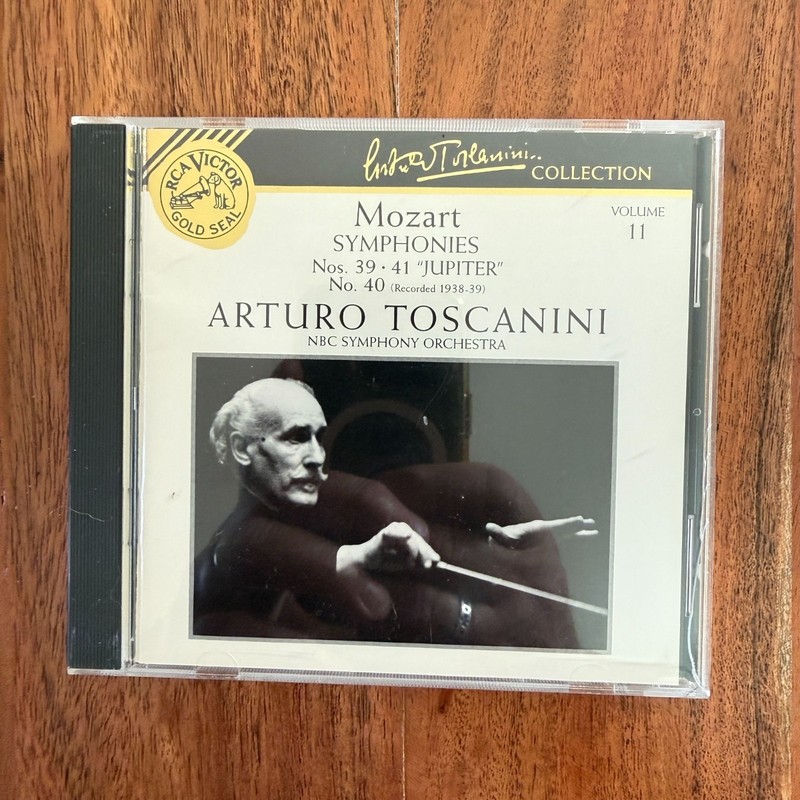 Arturo Toscanini Mozart Symphonies 39 40 41 NBC Symphony RCA Gold Seal CD Vol 11