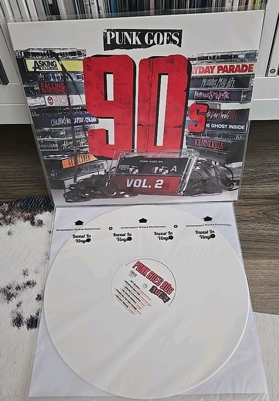 Punk Goes 90’s White Vinyl LP Various Artists Record Emo