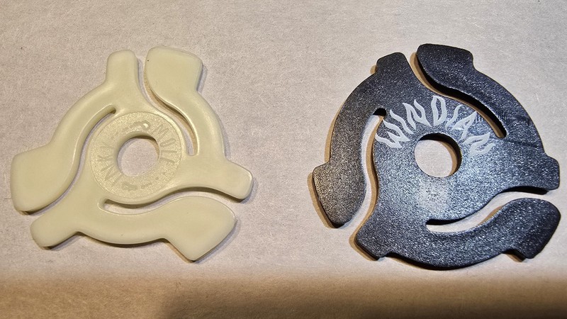 45 RPM Record Adapters – Lot of 2 – Windian Records & Tinselsnakes (Lot 90)