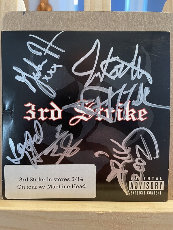 3rd Strike Selections from Lost Angel Promo Band Autographed US CD Authentic