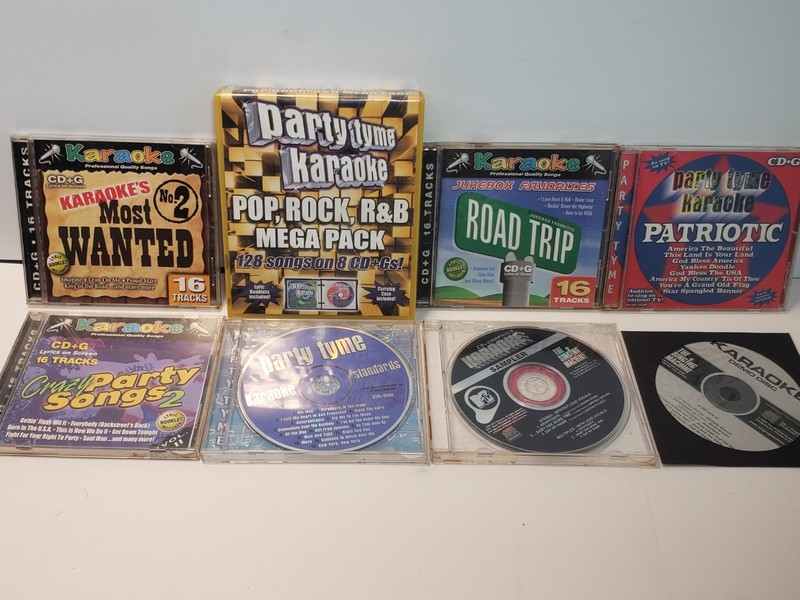 Karaoke Party CD+G Pop Rock & Roll R&b Greatest Hits Most Wanted Road Trip
