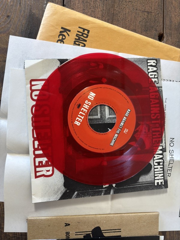Rage Against The Machine No Shelter. Evil Empire, Ghost of Tom Joad 7" Vinyl Lot gallery