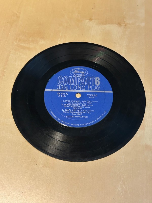 Clyde McPhatter - Lover Please Mercury soul SR-619 6-song jukebox EP LP 7" 45 gallery