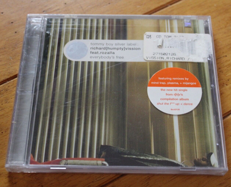 RICHARD HUMPTY VISSION – EVERYBODY’S FREE (CD, MAXI SINGLE) [NEW SEALED]