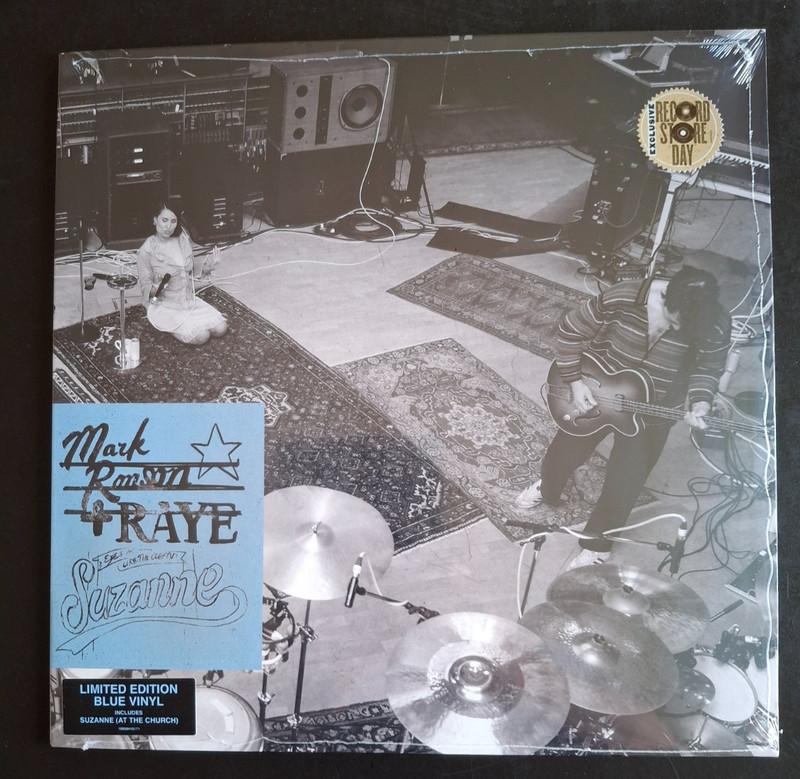 MARK RONSON & RAYE SUZANNE 2 TRACK RSD LIMITED BLUE VINYL 12" NEW & SEALED