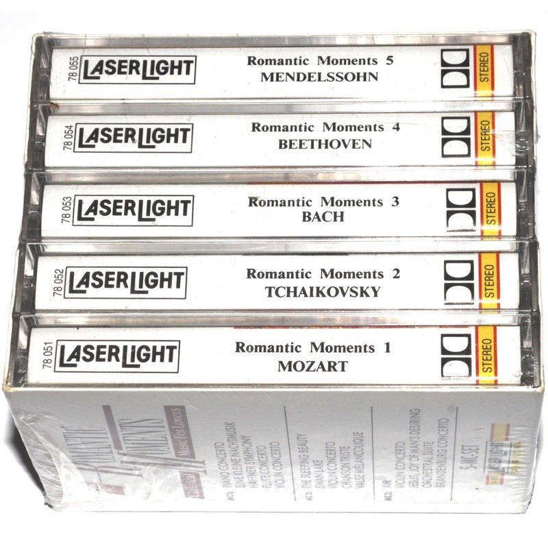 Romantic Moments Classical Music For Lovers (Cassette Tape Box Set) NEW SEALED