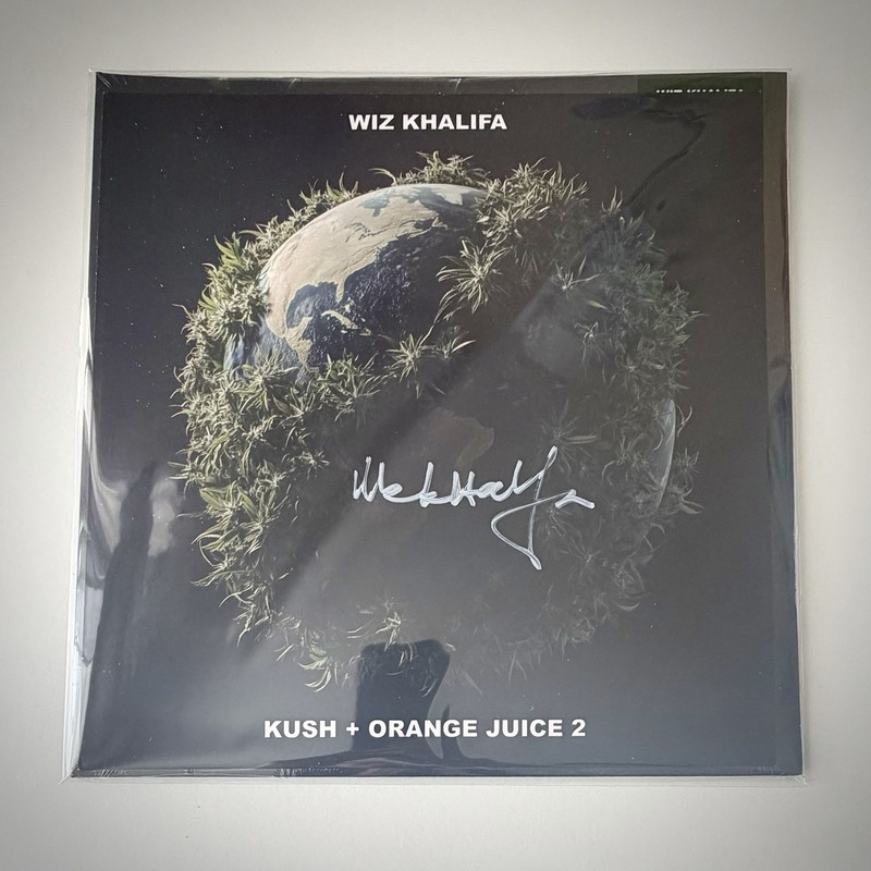 Wiz Khalifa Kush & Orange Juice 2 (Colored 2x LP) w/ SIGNED INSERT