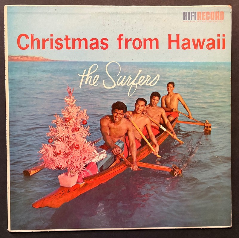 The Surfers – Christmas from Hawaii LP HiFiRecord R410 1959 original release VG+