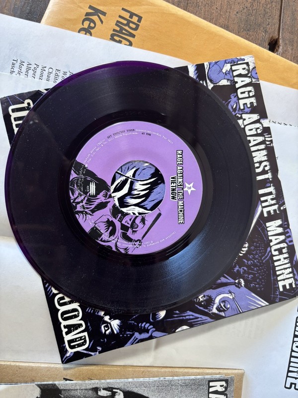 Rage Against The Machine No Shelter. Evil Empire, Ghost of Tom Joad 7" Vinyl Lot gallery