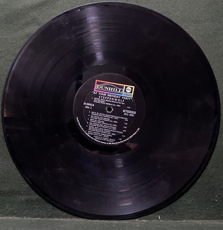 Steppenwolf-At Your Birthday Party - 1969 Vinyl LP Record Album Die cut Cover FS gallery
