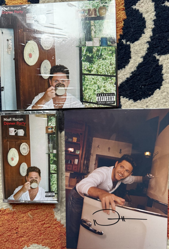 NIALL HORAN -One Direction-Dinner Party CD, Cassette + Signed Art Card – In Hand